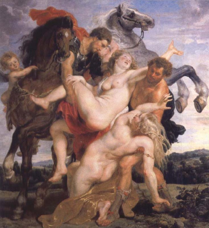 Peter Paul Rubens The Rape of the Daughters of Leucippus oil painting image